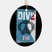 Fiji  scuba duikmasker keramisch ornament (Rechts)