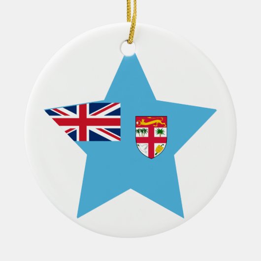 Fiji Star Keramisch Ornament (Voorkant)