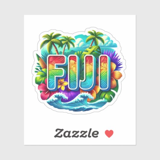 Fiji Sticker (Vel)