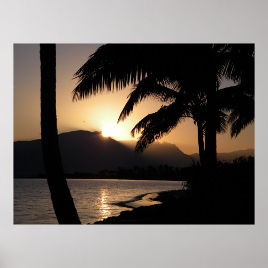 Fiji Sunrise Poster (Voorkant)