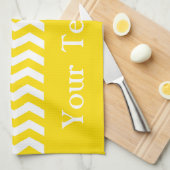 Fiji Sunrise Wave Chevron aanpasbaar Theedoek (Quarter Fold)