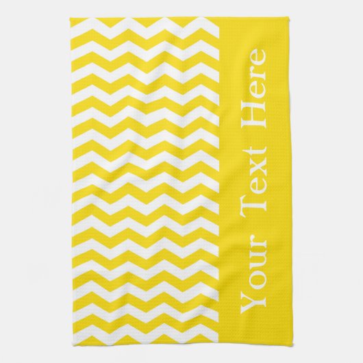 Fiji Sunrise Wave Chevron aanpasbaar Theedoek (Verticaal)