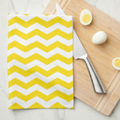 Fiji Sunrise Wave Chevron Theedoek (Quarter Fold)