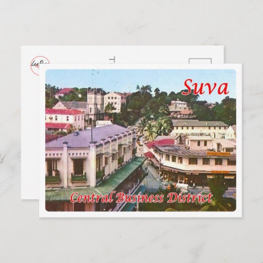Fiji - Suva - Briefkaart (Voorkant / Achterkant)