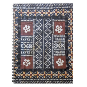 Fiji Tapa Barkcloth Print Notitieboek