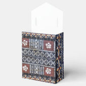 Fiji Tapa Barkcloth Print Papier Favor Bag Bedankdoosjes (Geopend)