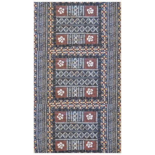 Fiji Tapa Barkcloth Print Tablecloth Tafelkleed (Voorkant)