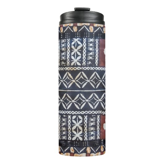 Fiji Tapa Barkcloth Thermosbeker (Voorkant)