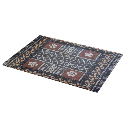 Fiji Tapa Cloth Print Board Snijplank (Hoek)