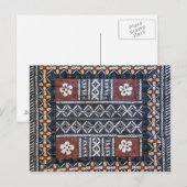Fiji Tapa Cloth Print Briefkaart (Voorkant / Achterkant)