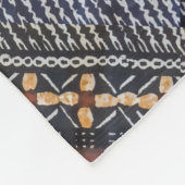 Fiji Tapa Cloth Print Fleece Blanket (Hoek)