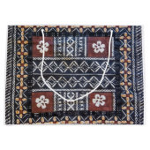 Fiji Tapa Cloth Print Gift Bag Large Cadeautasje (Voorkant)