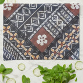 Fiji Tapa Cloth Print Kitchen Towel Theedoek (Gevouwen)
