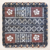 Fiji Tapa Cloth Print Onderzetters (Voorkant)
