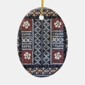 Fiji Tapa Cloth Print Ornament (Voorkant)