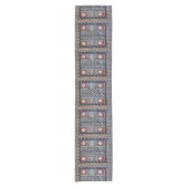 Fiji Tapa Cloth Print Table Runner Korte Tafelloper (Voorkant)