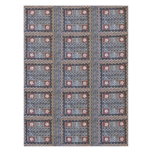 Fiji Tapa Cloth Print Tablecloth Tafelkleed (Voorkant)