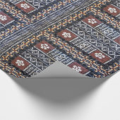 Fiji Tapa Cloth Print Wrapping Paper Cadeaupapier (Hoek)