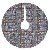 Fiji Tapa Cloth Tree Skirt Kerstboom Rok (Voorkant)