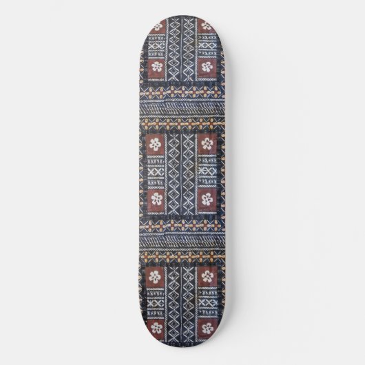 Fiji Tapa Cloth Tribal Print Skateboard (Voorkant)