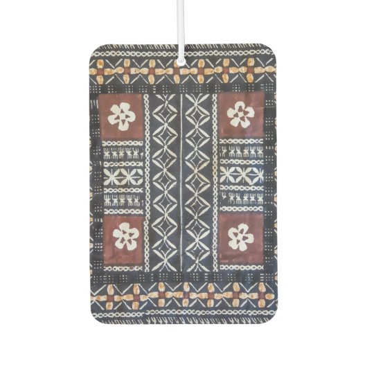 Fiji Tapa Doek Print Luchtverfrisser (Voorkant)