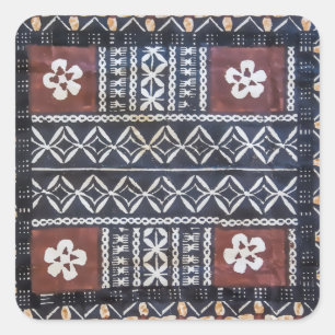 Fiji Tapa Doek Print Stickers