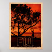  Fiji Travel Poster (Voorkant)