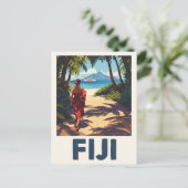  Fiji Tropical Island reizen Briefkaart (Staand voorkant)