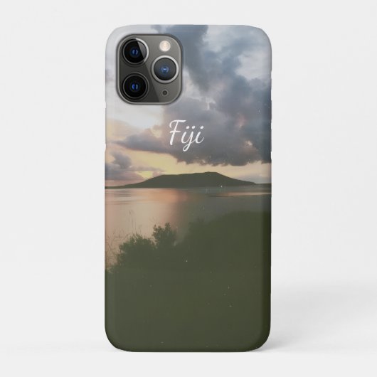 Fiji Tropisch Eiland Flexibele Foto Magneet Case-Mate iPhone Case (Achterkant)