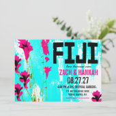FIJI TWO-bestemmingsuitnodiging Kaart (Staand voorkant)
