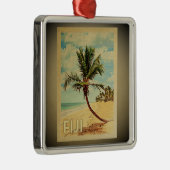 Fiji Vintage Travel Ornament Palm Tree (Rechts)