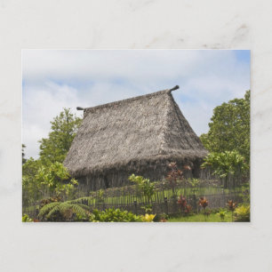 Fiji, Viti Levu eiland. Polynesische Cultuur Briefkaart