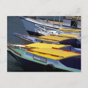 Fiji, Viti Levu, Lautoka, kleine boten in de haven Briefkaart