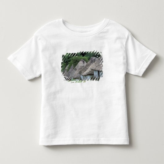 Fiji, Viti, traditionele huttenhuizen. Kinder Shirts (Voorkant)