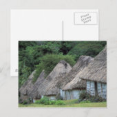 Fiji, Viti, traditionele hutwoningen. Briefkaart (Voorkant / Achterkant)