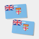Fiji vlag badge (Voor- en achterkant)