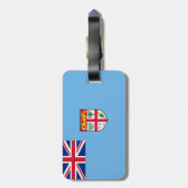 Fiji-vlag Bagagelabel (Achterkant verticaal)
