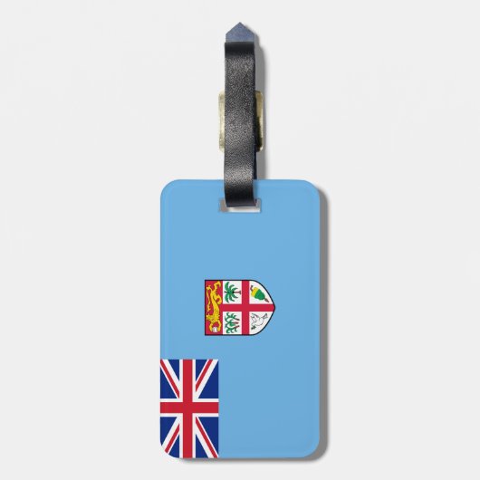 Fiji-vlag Bagagelabel (Achterkant verticaal)
