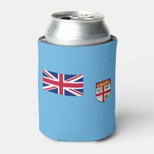 Fiji Vlag Blikjeskoeler (Blikje Voorkant)