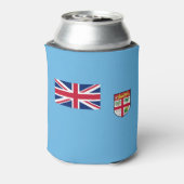 Fiji Vlag Blikjeskoeler (Blikje Achterkant)
