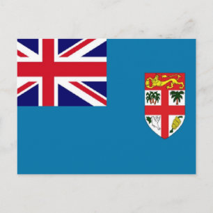Fiji-vlag Briefkaart