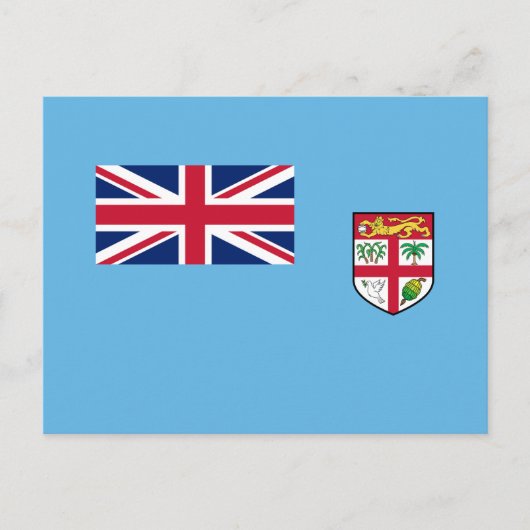 Fiji-vlag Briefkaart (Voorkant)