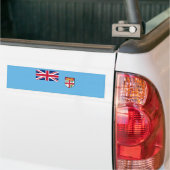 Fiji-vlag Bumpersticker (Op Truck)