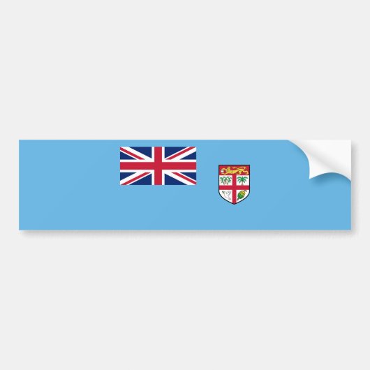 Fiji-vlag Bumpersticker (Voorkant)