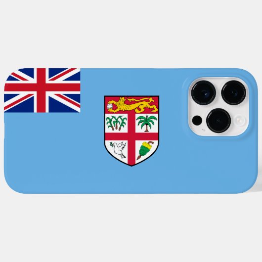 Fiji vlag Case-Mate iPhone case (Achterkant (horizontaal))