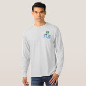 Fiji-vlag en wapenschild t-shirt (Voorkant volledig)
