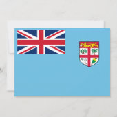 Fiji vlag, Fiji vlag bruiloft Kaart (Achterkant)