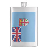 Fiji vlag flacon (Voorkant)