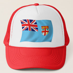 Fiji Vlag Hoed Trucker Pet