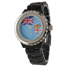 Fiji-vlag Horloge